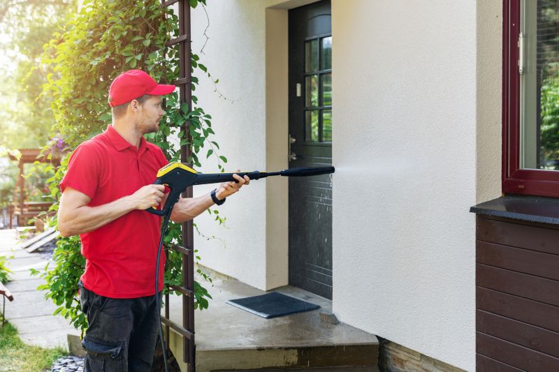 Local Tjs Exterior House Cleaning pros at work