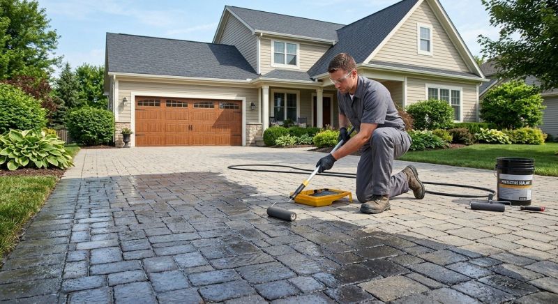 Concrete Driveway Sealing in Renton, WA