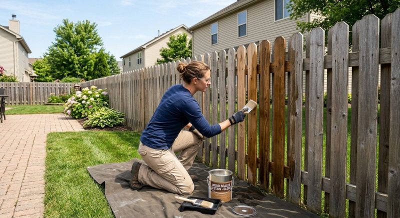 Fence Sealing in Bellevue, WA