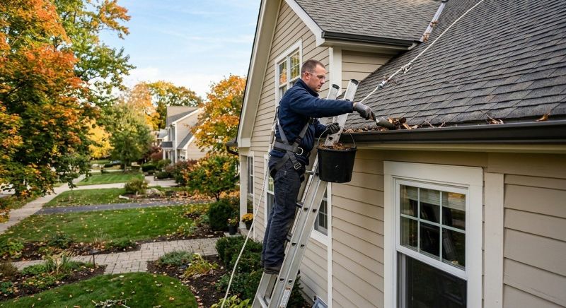 Roof Gutter Cleaning in Rochester, NY